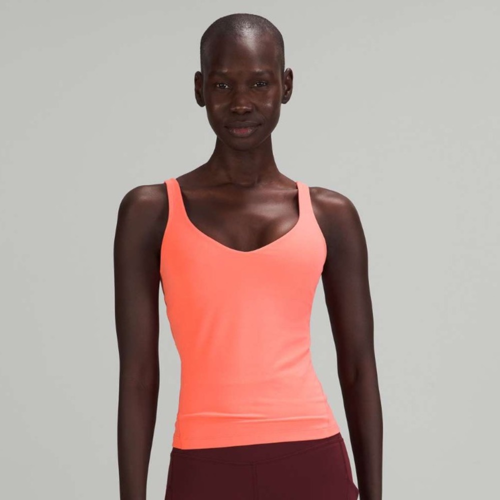 Lululemon Align Waist-Length Tank Top Raspberry Cream 8